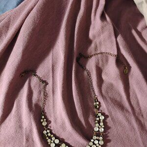 Cubic Zirconia Fashion Jewelry Necklace.